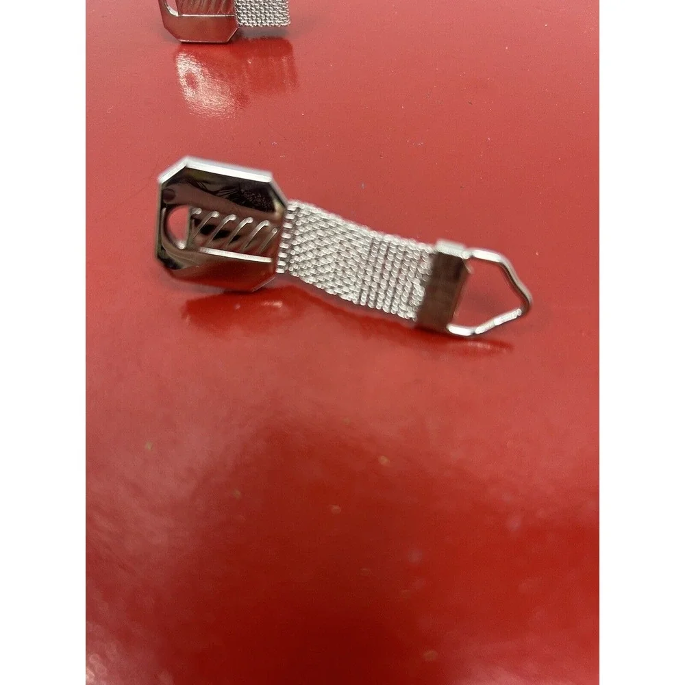 Vintage Men's Unique Cuff Links Set Silver‎